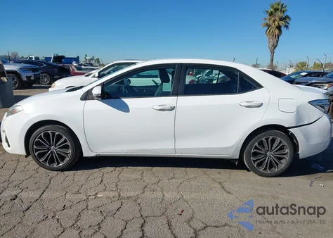 2015 Toyota Corolla S Plus from USA, damaged, VIN 5YFBURHE1FP267714